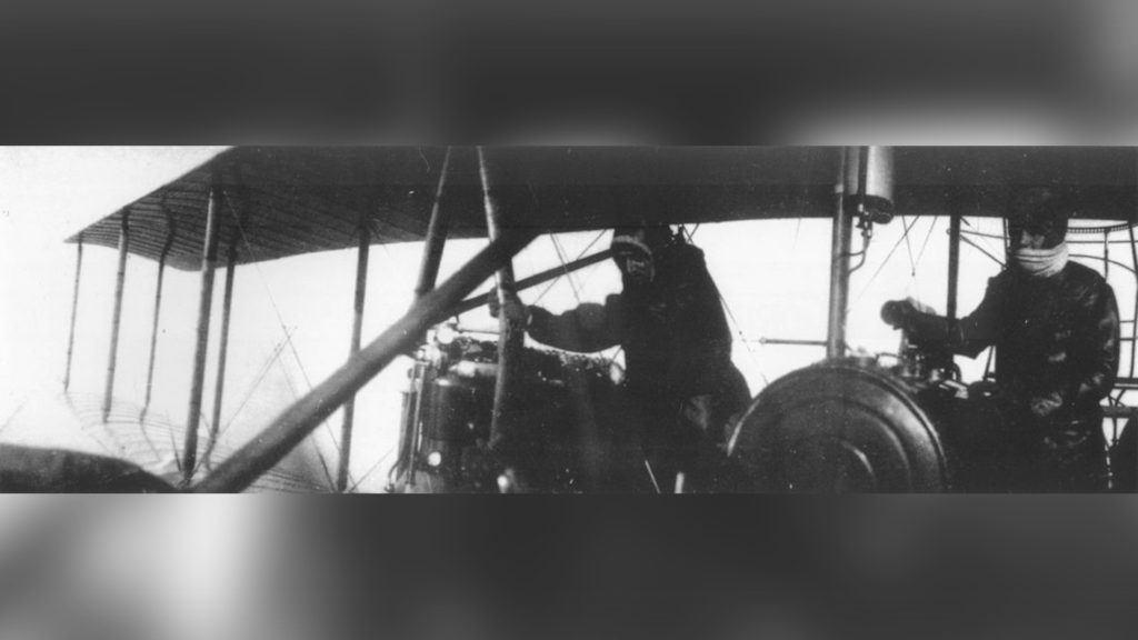 Pohyb posádky počas letu v lietadlách Caproni